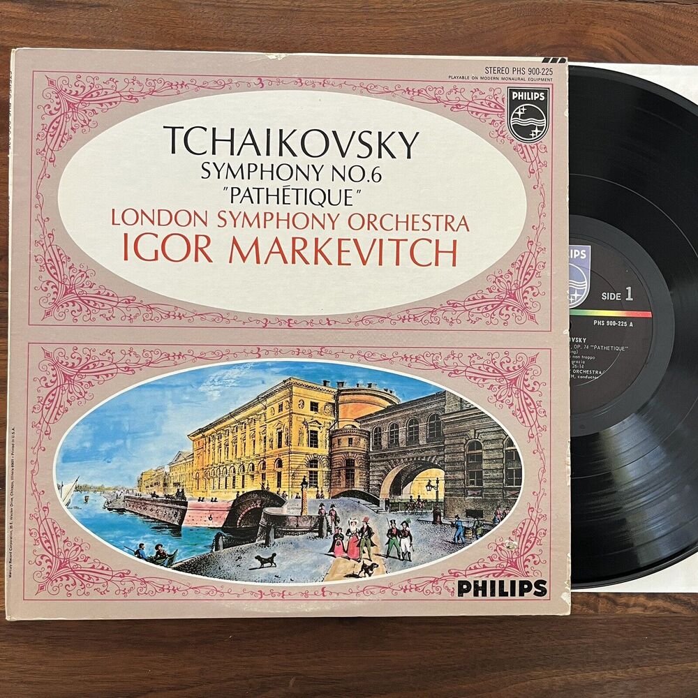 Tchaikovsky Symphony No. 6 " Pathétique" Vinyl LP Philips PHS 900-225